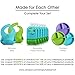 WeeSprout Silicone Plates for Babies & Toddlers (3 Pack) 100% Food-Grade Dishes for Self Feeding, Divided Design & Raised Edges for Picky Eaters, Dishwasher & Microwave Safe Weaning Supplies