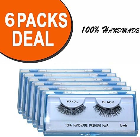 BWB Blue Box Fake Eye Lashes #747L Pack of 6
