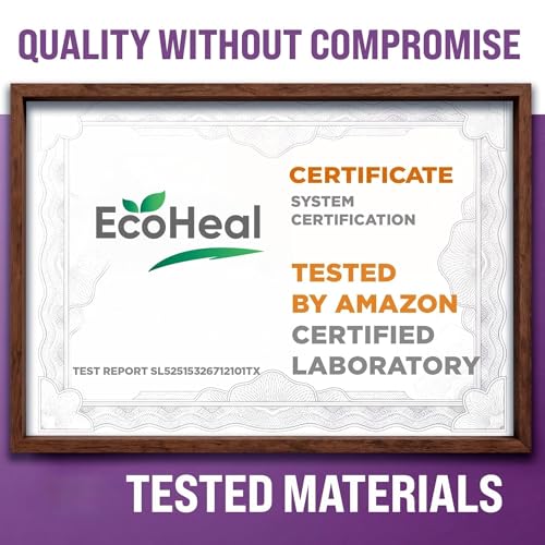 EcoHeal Luxury Lyocell Grounding Sheets King 22% Silver Fiber, 74% Cooling Lyocell, 4% Silk, Quality Certified - Conductive Earth Fitted Sheet 15" Deep w/Wash Bag & Wool Dryer Balls, Beige
