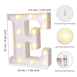 Light Up Letters, Laerjin Marquee Letters with
