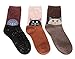 EBMORE Women Cute Animal Design Fashion Casual Soft Wool Cotton Socks - 3 Pack (Cat), (US 6-10)