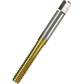 Kodiak Cutting Tools KCT240956 USA Made Bottom Tap, Ground Threads, High Speed Steel, TiN Coated, H3 Limit, 4 Flute, 1/4-20 Size