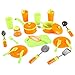 Kids Kitchen Playset - Wash & Play Dish Set - 28 Pieces with Drainer