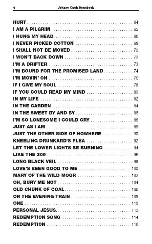 The Little Black Songbook Johnny Cash: Best of the American Recordings - Image 4