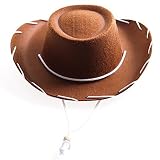 Childrens Brown Felt Cowboy Hat by Century Novelty by Century Novelty
