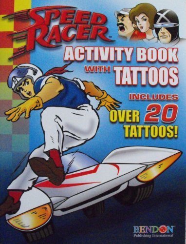 Original Speed Racer Activity Book with Over 20 Tattoos