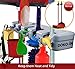 DOKO-IN Mop And Broom Holder Organizer Wall Mounted Rack Hanger Garage Storage Solutions For Garden And Cleaning Tools 2 Single Holders Included 1 Year Warranty