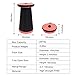 Procener Portable Folding Stools for Camping, Retractable Stool Premium Lightweight Collapsible Stools for Fishing BBQ Outdoor Travel Hiking (Coral Red)thumb 3