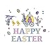 Garage Door Magnet Set Decoration - Happy Easter Bunny & Chick Parade