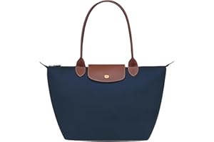 GENERIC Women's Nylon Tote Bag, Large Capacity Waterproof Shoulder Bags, Spacious Handbag with Metal Zipper & Compartments