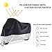 Ohuhu Waterproof Motorcycle Cover, All Season Waterproof Motorbike Covers Fits up to 108