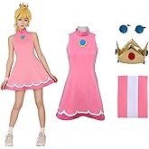 miccostumes Women's Princess Tennis Dress Cosplay Costume with Crown