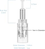 LOPHE 36 Pin Micro Needles Microneedling Cartridge 12 Pcs Replacement Tip view 3