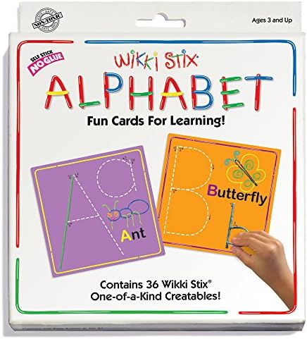 Wikki Stix Alphabet Fun Cards for Learning