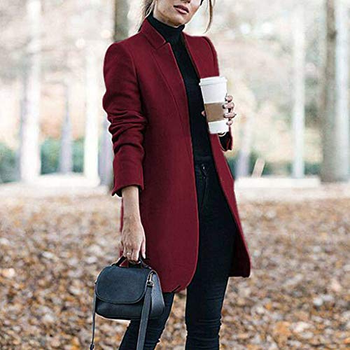 Onefa Women Winter Coat, Ladies Fashion Cardigan Coat Trench Jacket Warm Long Overcoat Outwear