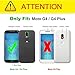 J&D Case Compatible for Moto G4 Case/Moto G4 Plus Case, [Wallet Stand] [Slim Fit] Heavy Duty Shock Resistant Flip Cover Wallet Case for Motorola Moto G4/G4 Plus Wallet Case - [Not for Moto G4 Play]