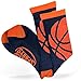 ChalkTalkSPORTS Basketball Performance Crew Socks - Mid-Calf Socks - Adult - Navy and Neon Orange
