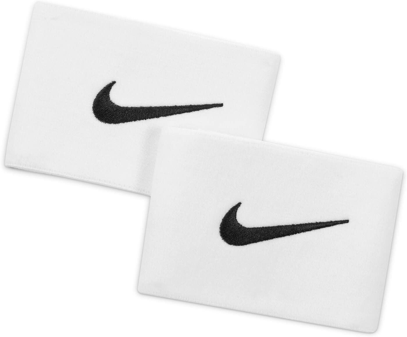 NIKE Unisex Guard Stay II Football Straps, White/Black, One size