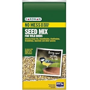 Ov Gardman No Mess Seed Mix 20 Kg Garden Feed Food For Wild Birds