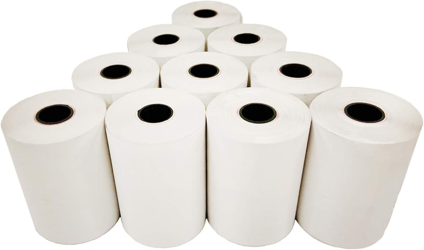 ACYPAPER, 2 1/4" x 85' Thermal Paper, POS Paper, Omni, Hypercom, First Data (50 Rolls)