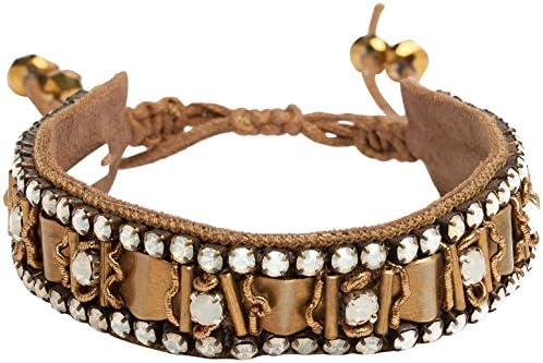 Deepa Gurnani Reflective Skinny Cuff - Gold/Ice