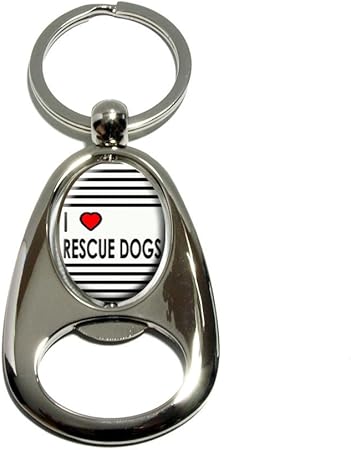 Amazon 私はハートレスキュー犬はオーバルボトルオープナーキーホルダースピニング愛 アニメ 萌えグッズ 通販