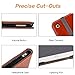 New 6th Generation iPad Case Leather Smart 5th Generation iPad Case Folio Cover Anti-Slip Stripe Card Holder Pocket Smart Auto Wake and Sleep for New iPad 9.7 inch 6th/5th Generation Elegant Brown