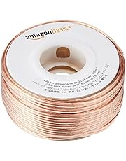 AmazonBasics 100ft 16-Gauge Audio Stereo Speaker Wire Cable - 100 Feet