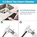 Wireless Endoscope - KinCam 2600mAh IP67 Waterproof WiFi Borescope Inspection Camera 2.0 MP Semi-Rigid Snake Camera for Android and iPhone, iOS Smartphones (5m/16.4ft Cable)