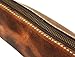 Vintage Style Pen/Pencil Case from Aaron Leather (Caramel)