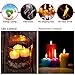 AGPTEK 100pcs Flickering LED Flameless Candles Battery-Operated Tealights for Wedding Holiday Christmas Party Home Decoration (Amber Yellow)