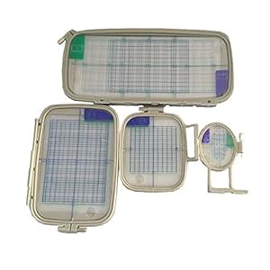 Amazon.com: Embroidery Hoop 4 set for Brother MachinesPE