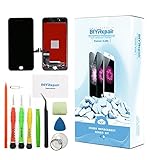 Premium Screen Replacement For iPhone 8 Plus (5.5 inch) - 3D Touch LCD Complete Repair Kits -LCD Touch Digitizer Display Glass Replacement With Tempered Glass, Tools, Instruction (Black)