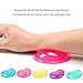 Soft Silicone Gel Mouse Wrist Rest Keyboard Wrist Support Pad Anti-skid Mousepad Elbow Mat for Office Computer Laptop Mac, Easy Typing (Pack of 2, Pink)