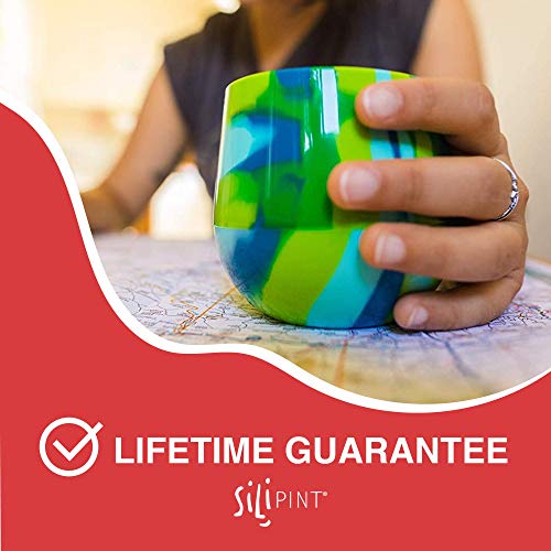 Silipint Unbreakable Silicone Wine Glasses, Reusable and Shatterproof