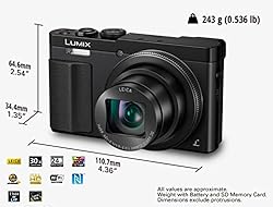 Panasonic LUMIX DC-ZS70K, 20.3 Megapixel, 4K