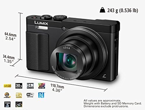Panasonic LUMIX DC-ZS70S, Megapixel, 4K Digital Camera, Touch