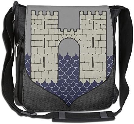 Amurder Custom House Frey Main Shield Cross Body Bag Pack Messenger Bags Black