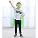 YIISUN Plain Capes for Kids to Decorate Kids Dress for Birthday Dress up Capes Party Favors Bulk Pack 18 Capes with 18 Masks Different Color