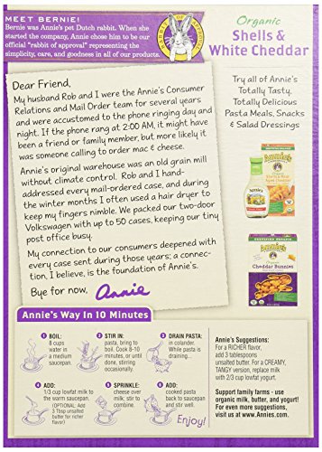 Annie's Shells & Cheddar Family Size, 10.5 oz - Thumbnail 4