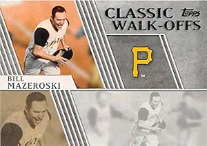 Bill Mazeroski baseball card (Pittsburgh Pirates) 2012 Topps #CW1 Classic Walk Offs 1960 World Series Winning Home Run