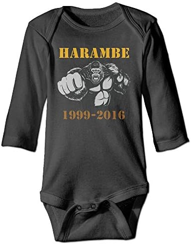 DST Climbing Clothing Harambe Gorilla Boy's Comfort Soft Girls Long Sleeve Climbing Clothing