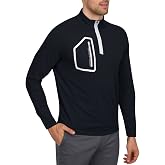 Three Sixty Six Men&rsquo;s Dry Fit &frac14; Zip Golf Pullover Jacket - Lightweight, Breathable &amp; Stretch Fabric Sweater with Chest Pocket