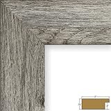 Craig Frames 74030 24 by 36-Inch Picture Frame, Smooth Wrap Finish, 2-Inch Wide, Gray Barnwood