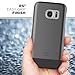 Samsung Galaxy S7 EDGE Case, Encased Ultra-thin [SlimSHIELD] Case & Belt Clip Holster (2016) Ultimate Style + Protection (Metallic Gray)
