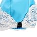 YOOKOON Simple And Elegance Length PU Waterproof Lace Water Swimming Bathing Blue Cap for long hair Women Adult