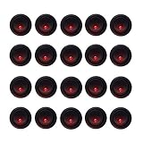 XT AUTO 20 Amp Car Truck Round Rocker Toggle Red LED Switch Light On-Off Control 20-pack