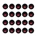 XT AUTO 20 Amp Car Truck Round Rocker Toggle Red LED Switch Light On-Off Control 20-pack