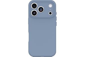 OtterBox iPhone 17 Pro Figura 系列手机壳 - Polus 蓝色 - 美学硅胶手机壳,极简设计,MagSafe iPhone 保护套带相机保护