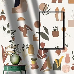 Wall Murals for Bedroom Nordic Style Large Removable Wallpaper Peel and Stick Wall Stickers - 66x96 inches